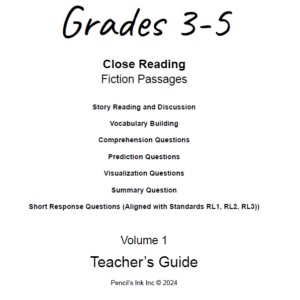 Grade 3-5 Close Reading Fiction Passages